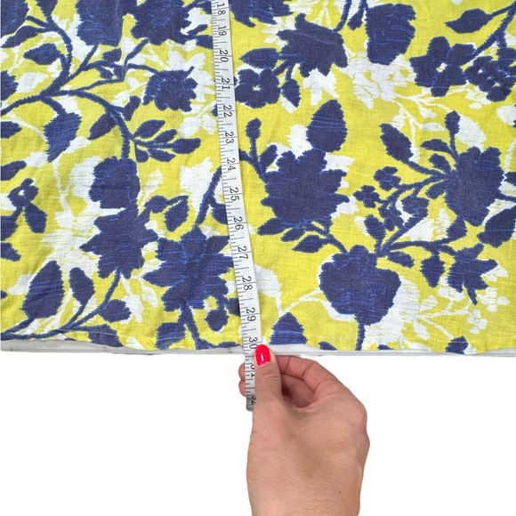 Tyler Boe Linen Floral Tunic Dress - Size M - 100% Linen Spring Vacation B199 - Picture 10 of 10